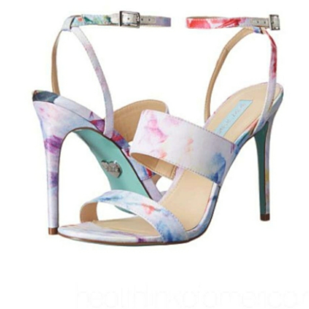 Betsey Johnson Jenna Open Toe Ankle Strap Sandals